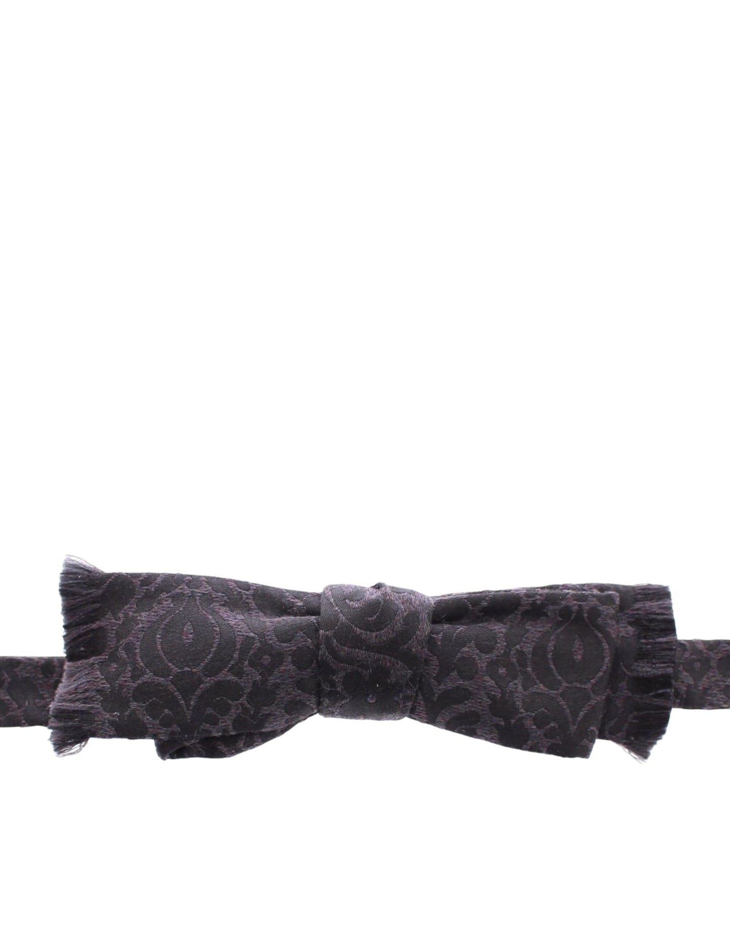 Pajarita de lana gris y negra de Dolce & Gabbana