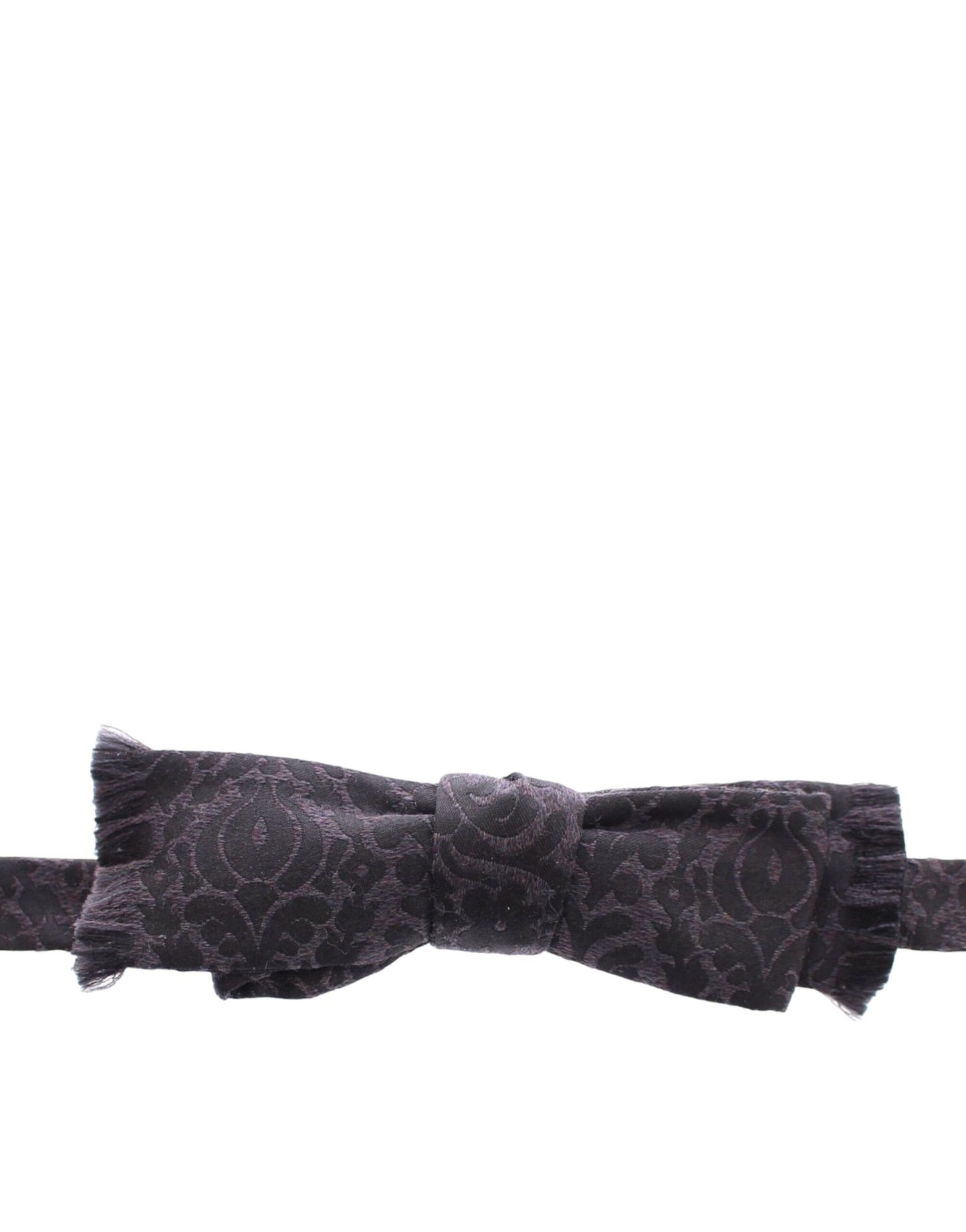 Pajarita de lana gris y negra de Dolce & Gabbana
