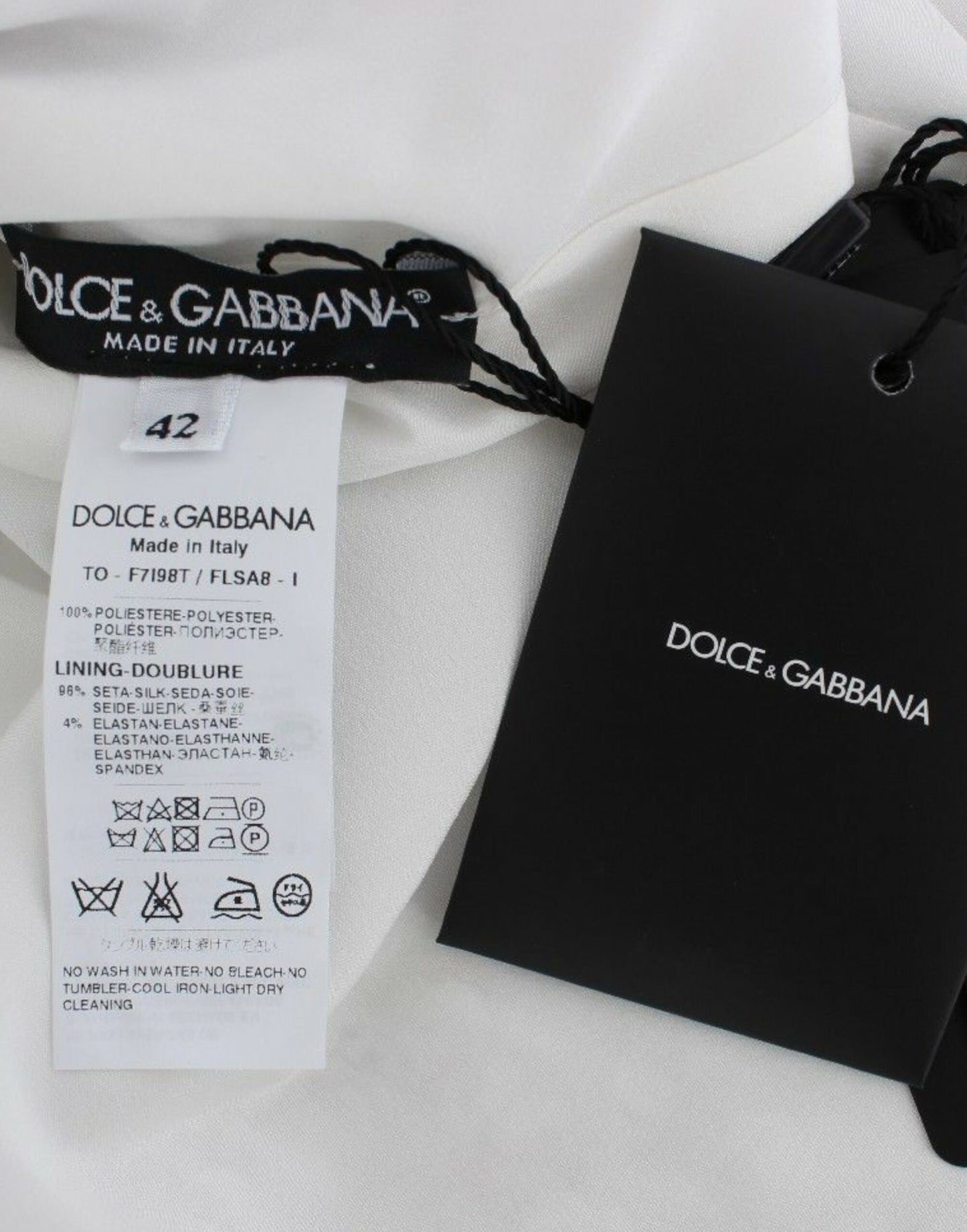 Dolce & Gabbana Blusa de Lentejuelas Plateadas Cuello Redondo Camiseta Top