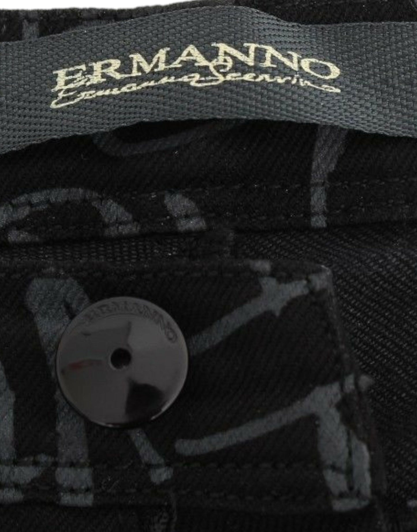 Ermanno Scervino Jeans Ajustados Negros Elásticos de Mezclilla