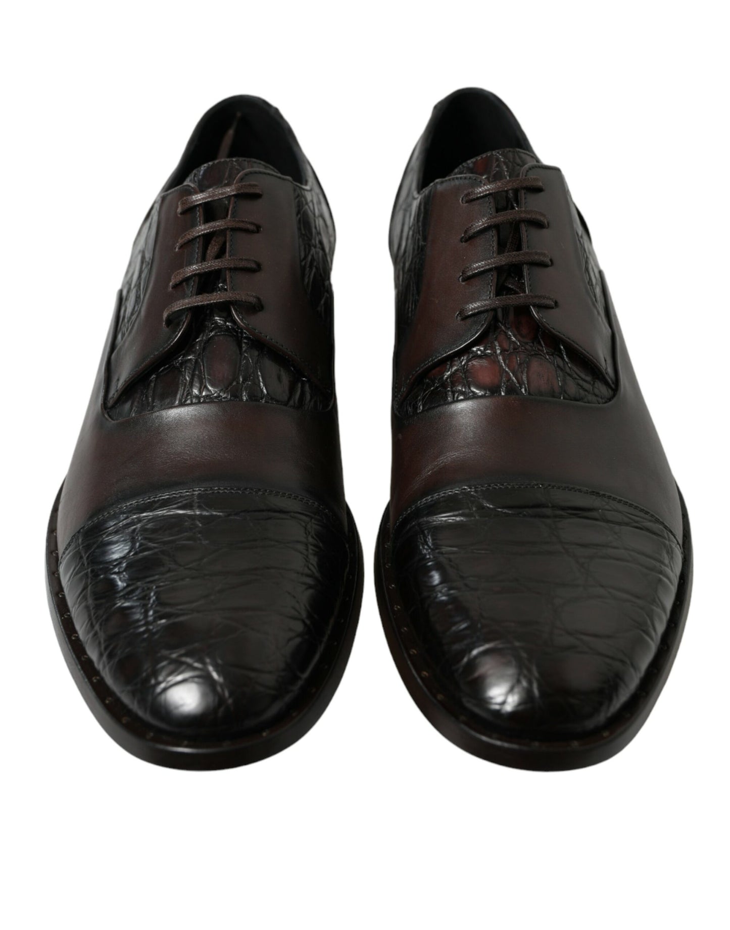 Zapatos de vestir formales Dolce & Gabbana de piel exótica marrón para hombre