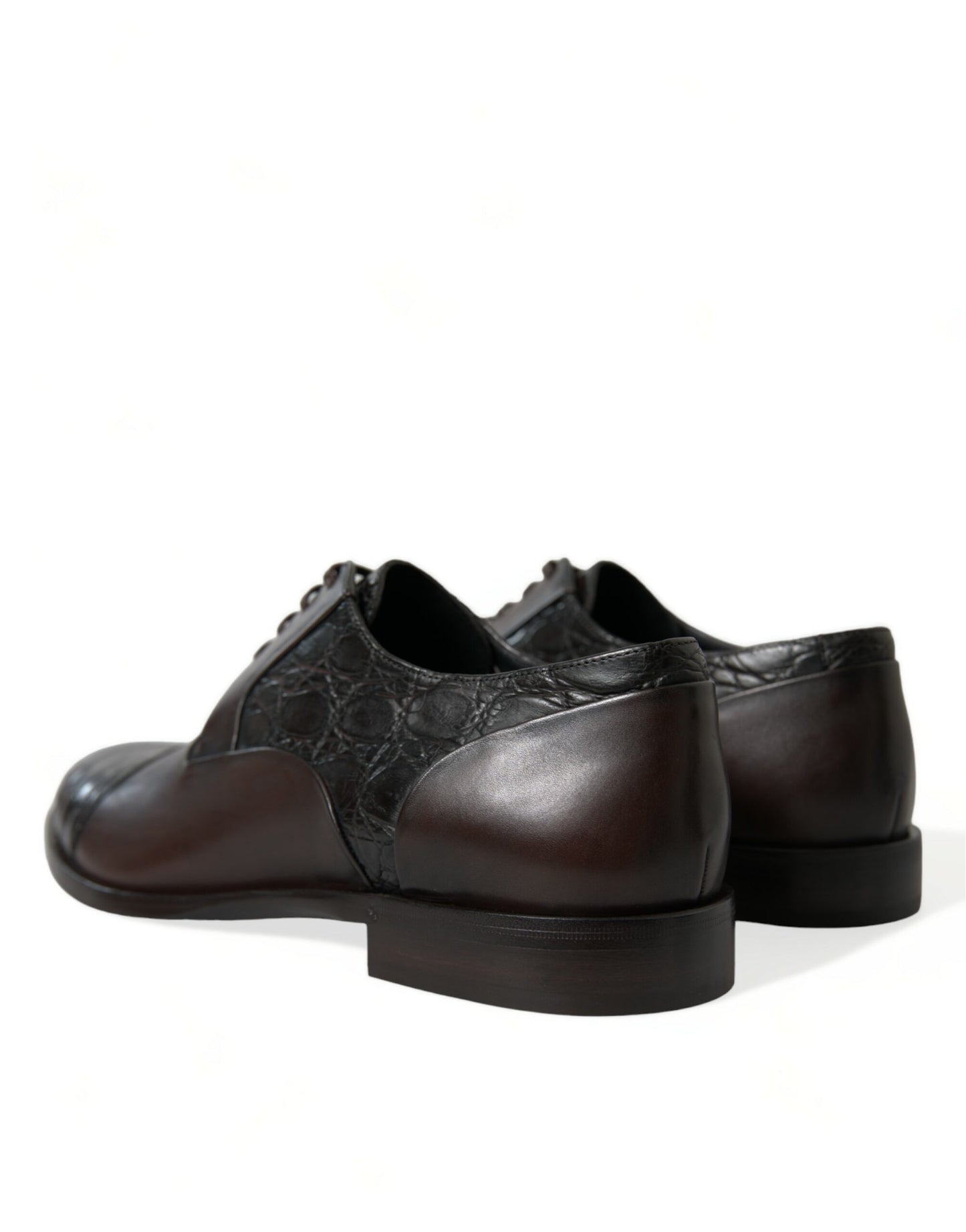 Zapatos de vestir formales Dolce & Gabbana de piel exótica marrón para hombre