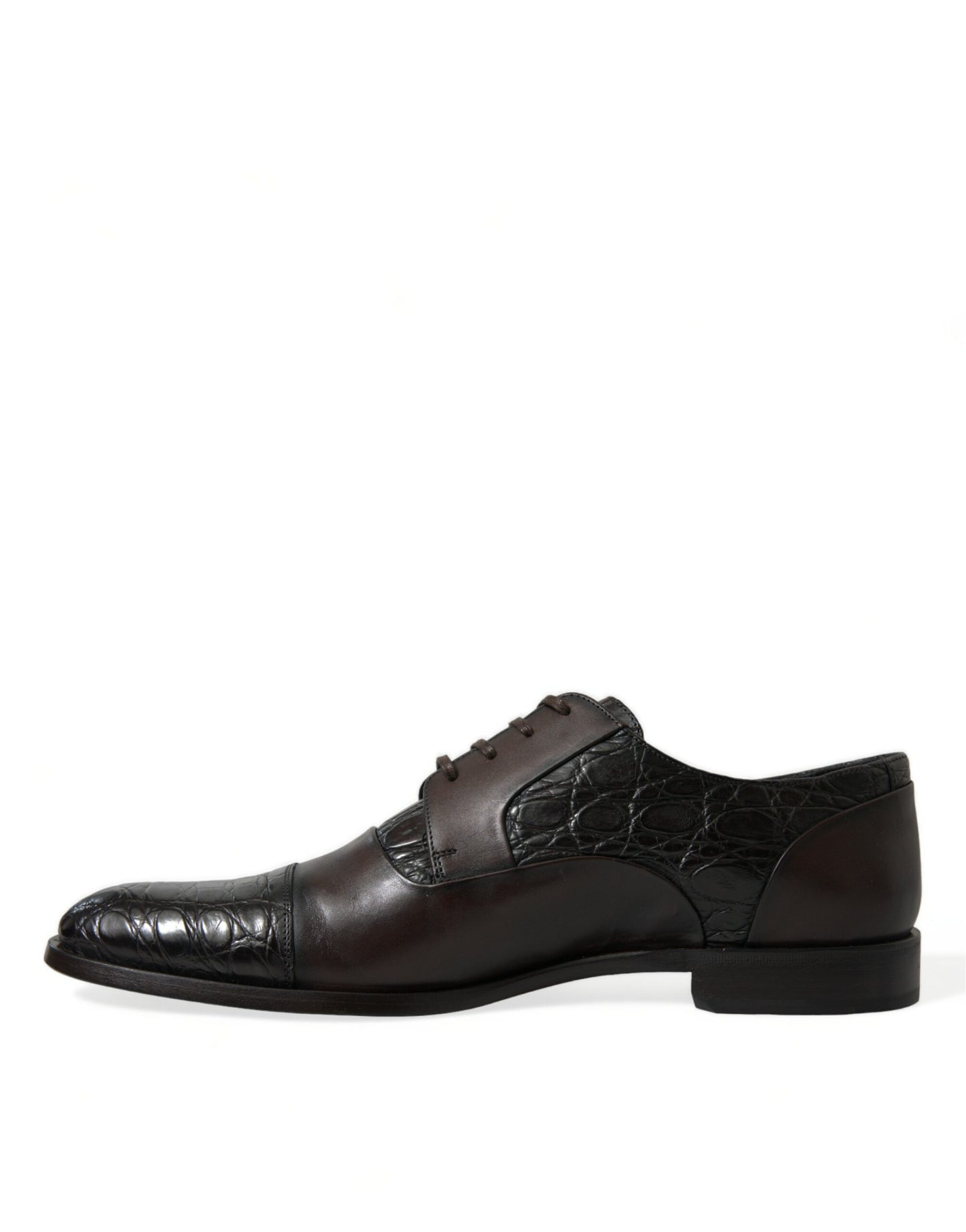 Zapatos de vestir formales Dolce & Gabbana de piel exótica marrón para hombre