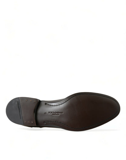 Zapatos de vestir formales Dolce & Gabbana de piel exótica marrón para hombre
