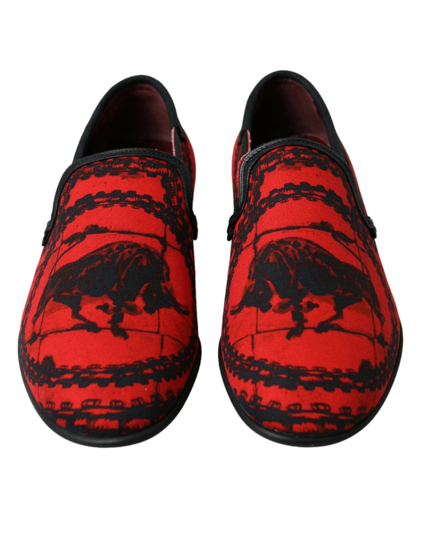 Mocasines de hombre Dolce & Gabbana Torero Rojos y Negros