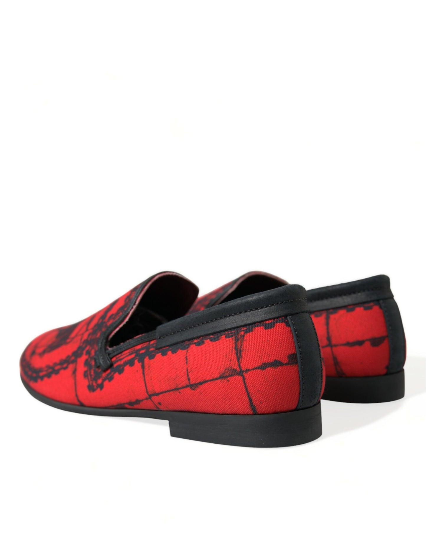 Mocasines de hombre Dolce & Gabbana Torero Rojos y Negros