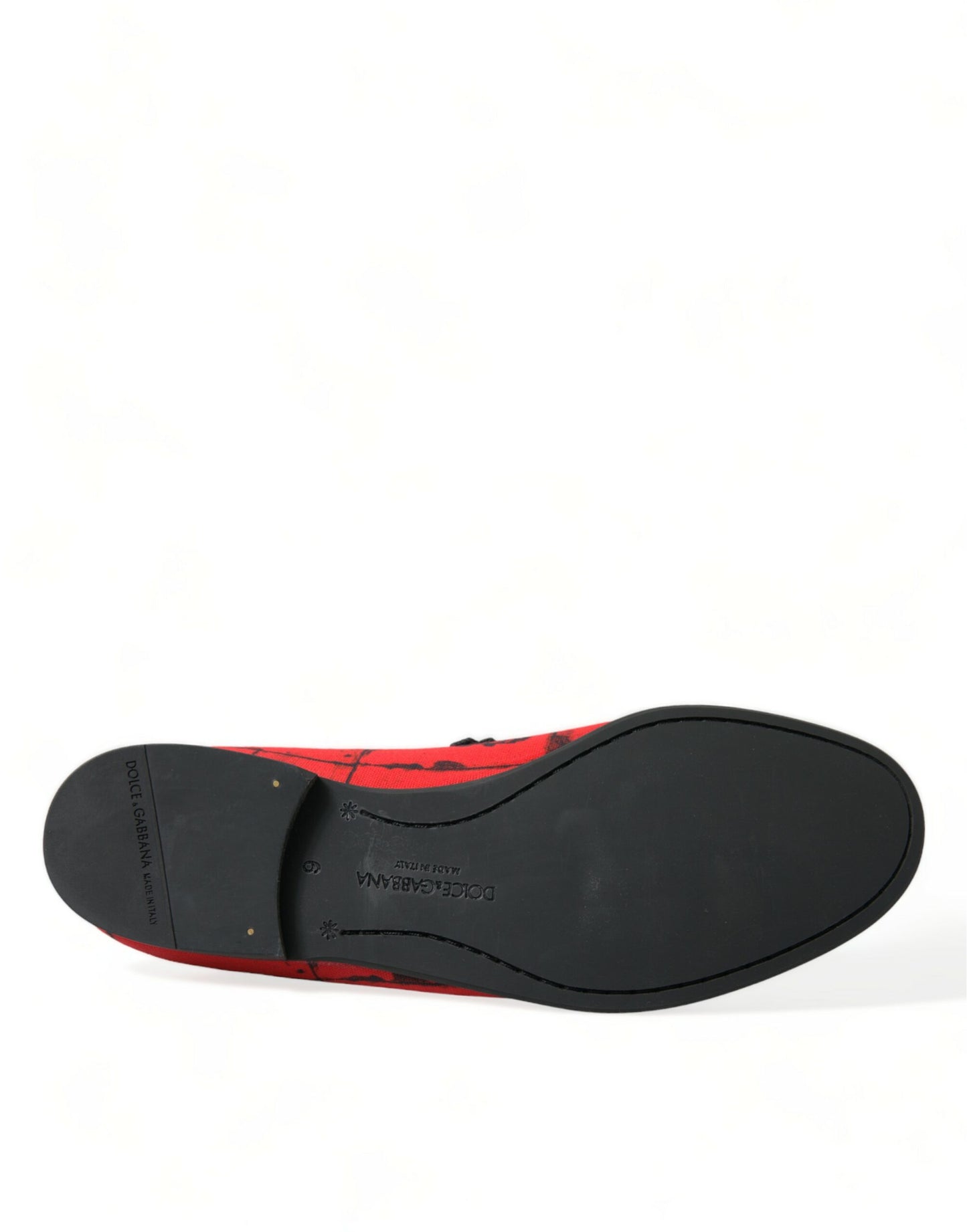 Mocasines de hombre Dolce & Gabbana Torero Rojos y Negros