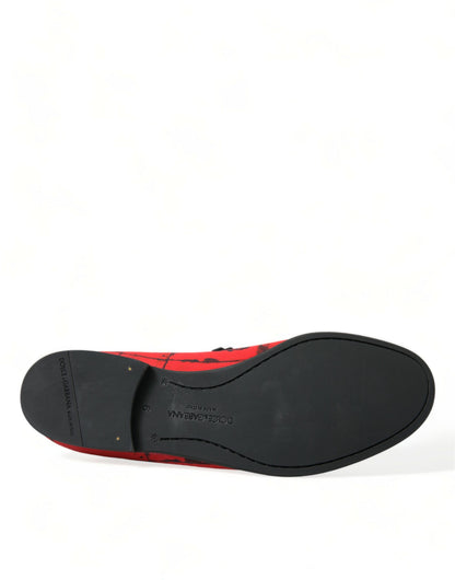 Mocasines de hombre Dolce & Gabbana Torero Rojos y Negros