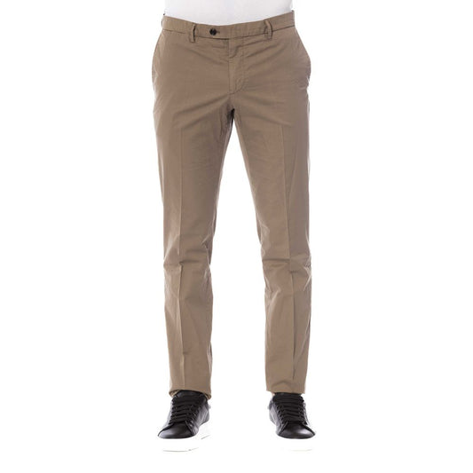 Pantalón Trussardi marrón de algodón para hombre