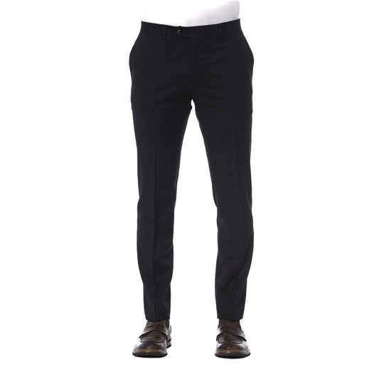 Pantalón de hombre Trussardi de lana virgen negra