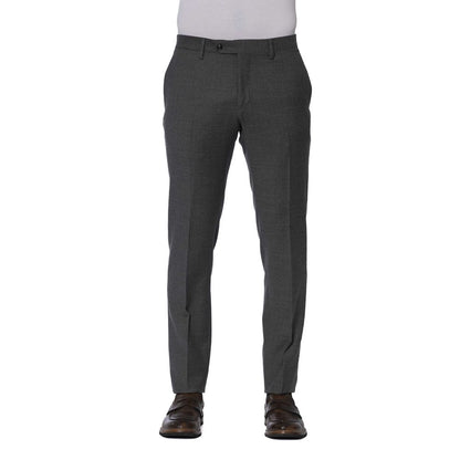 Pantalón de lana gris Trussardi para hombre