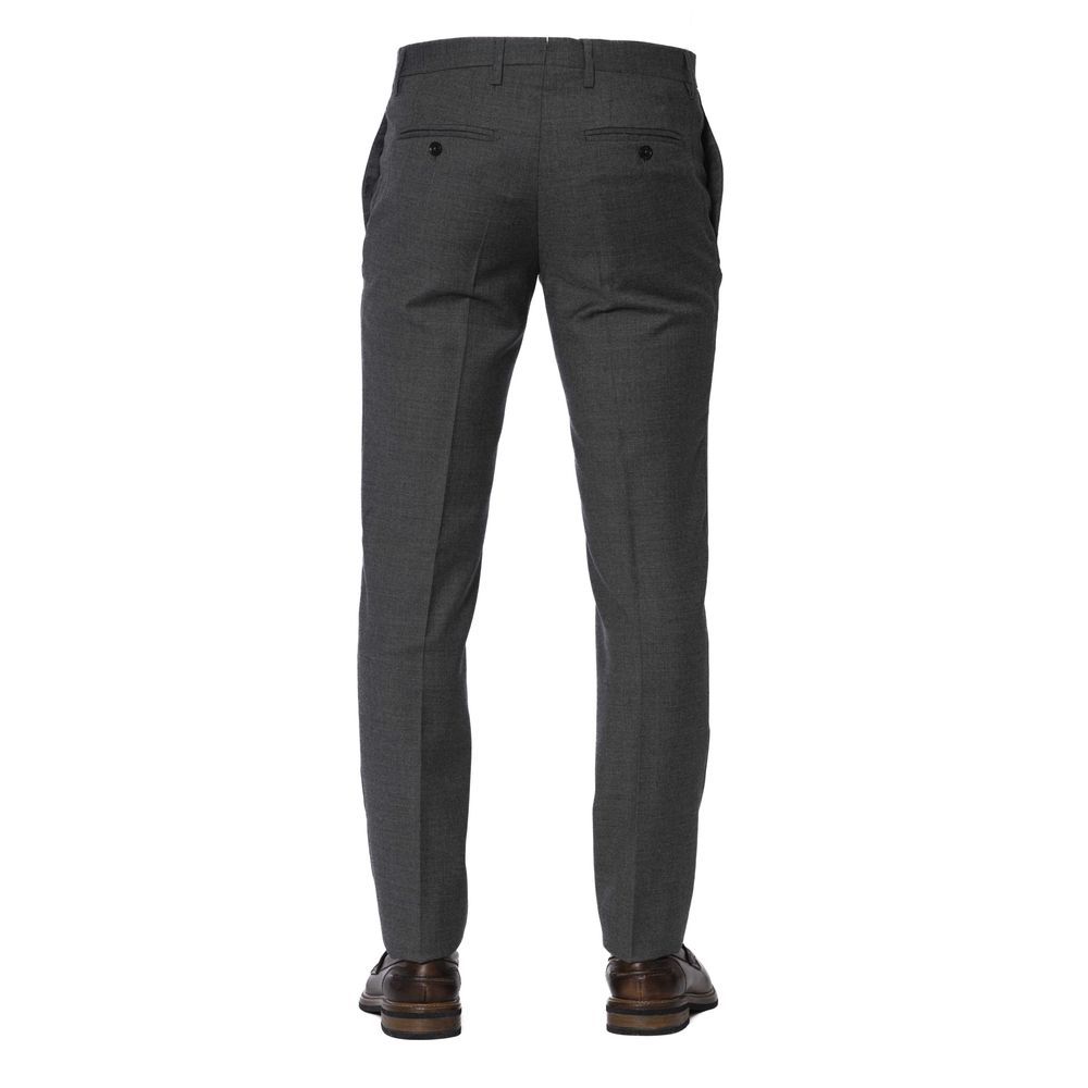 Pantalón de lana gris Trussardi para hombre