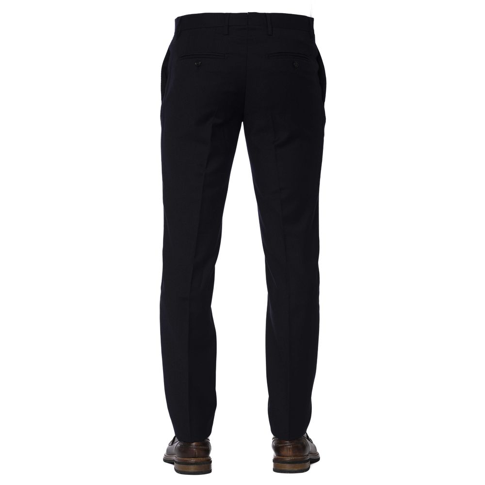 Pantalón de Lana Azul para Hombre Trussardi