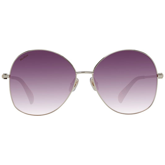 Gafas de sol Max Mara de metal dorado