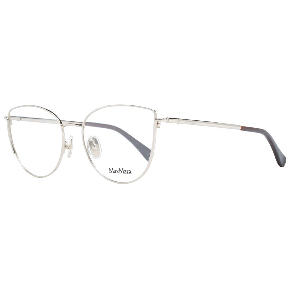 Gafas Max Mara de metal dorado (montura)