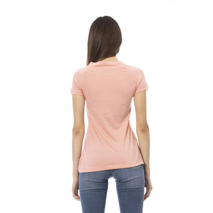 Camiseta de Algodón Multicolor Trussardi Action para Mujer