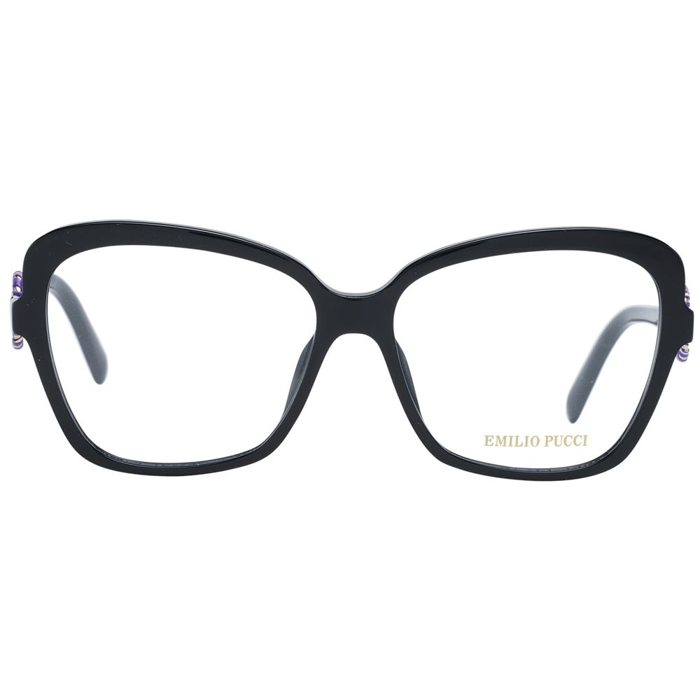 Gafas de plástico negro Emilio Pucci (montura)