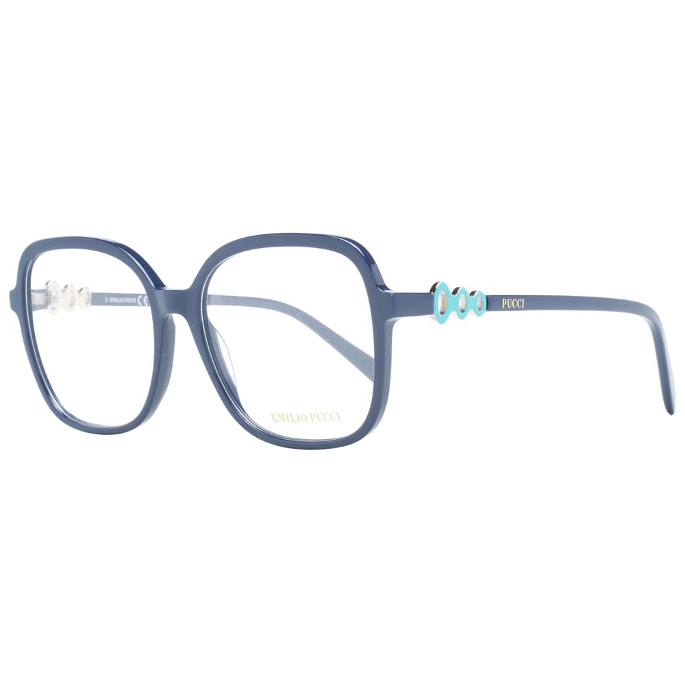 Gafas (montura) de plástico azul Emilio Pucci