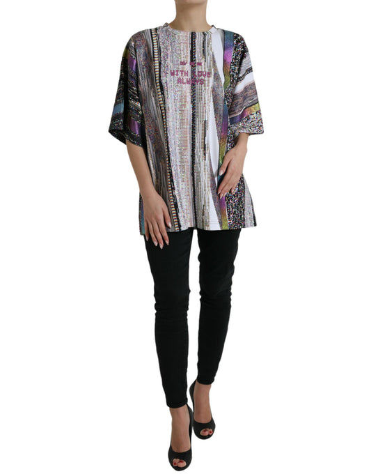 Camiseta Dolce & Gabbana Multicolor Estampado With Love Always