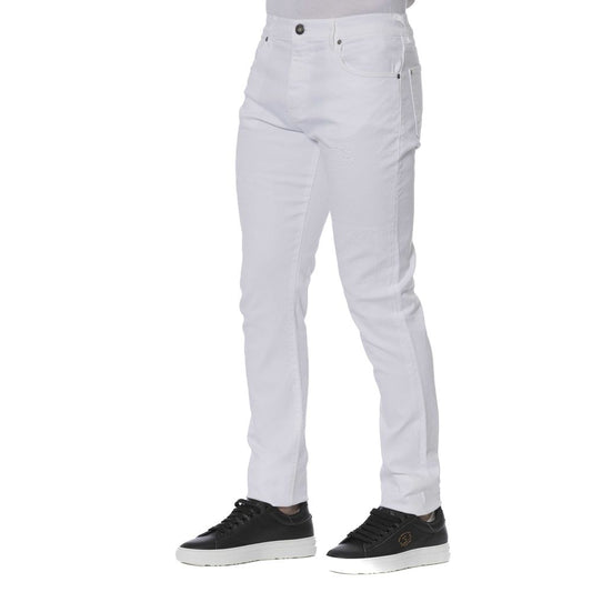 Trussardi Jeans Vaqueros Blancos de Algodón para Hombre