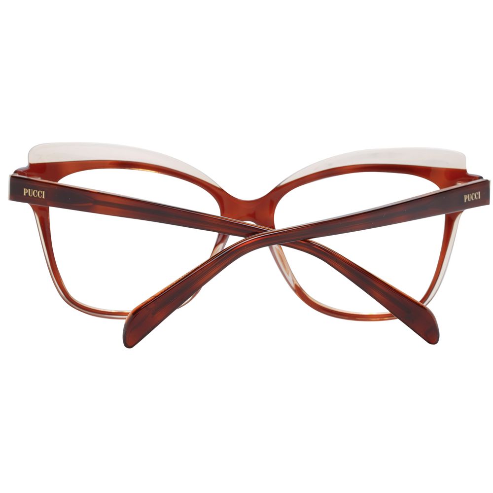 Gafas Emilio Pucci de Plástico Marrón (Montura)