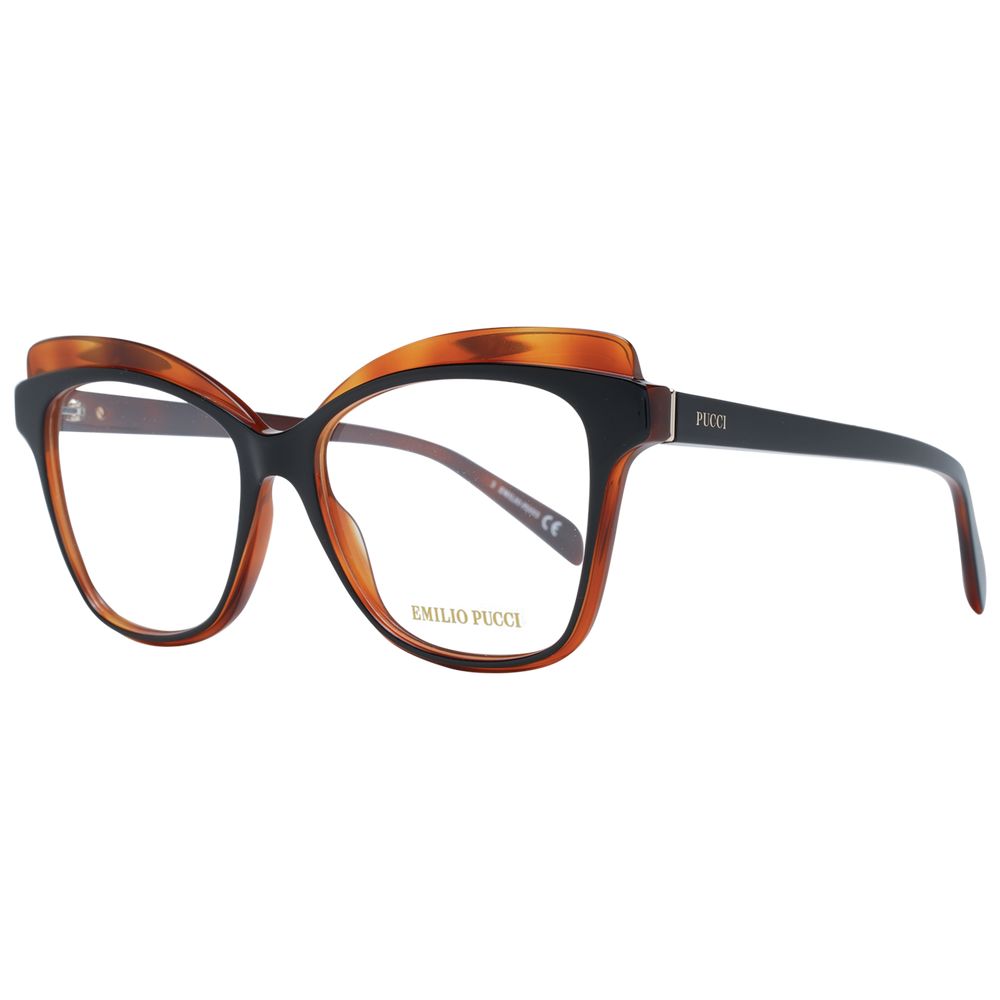 Gafas (montura) de plástico marrón Emilio Pucci