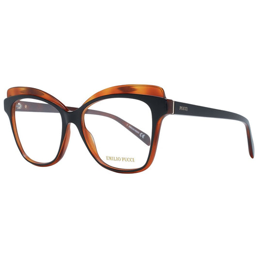 Gafas (montura) de plástico marrón Emilio Pucci