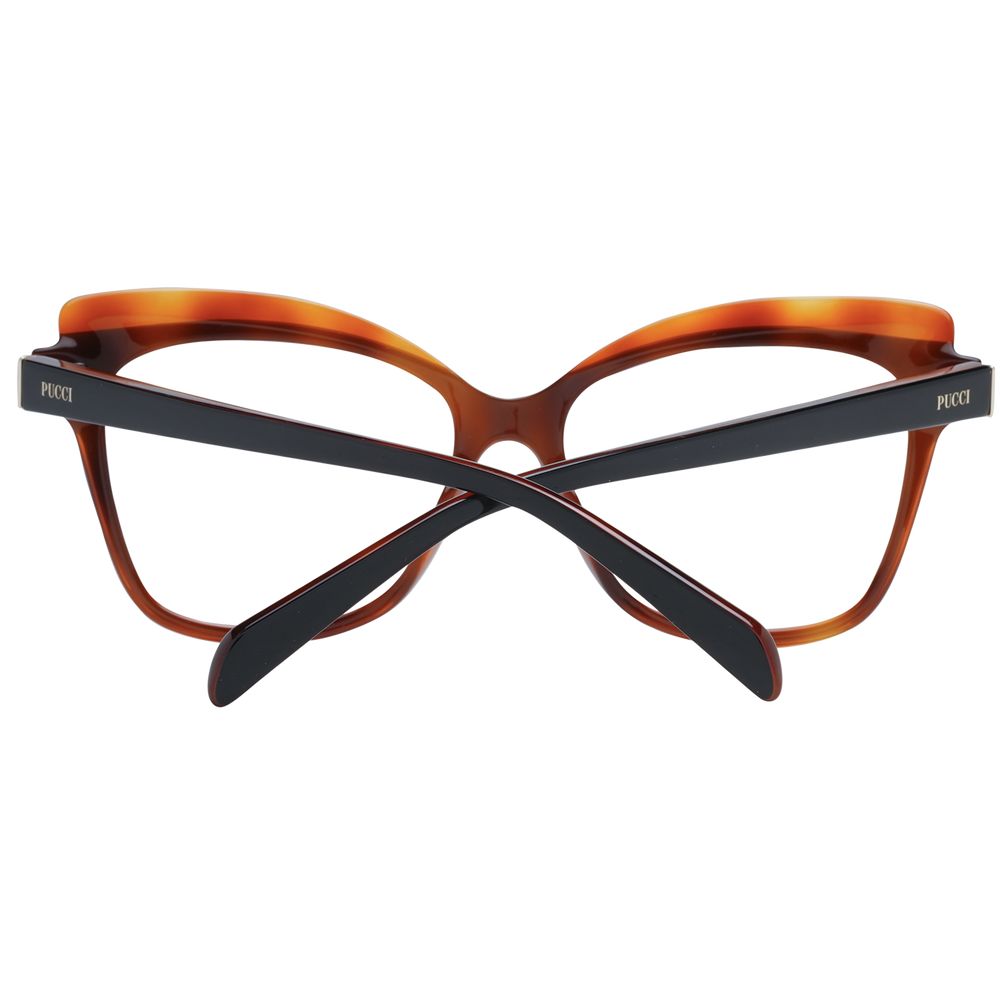 Gafas (montura) de plástico marrón Emilio Pucci