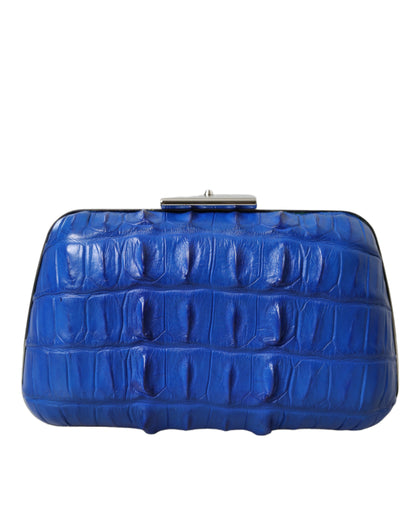 Bolso Clutch Bandolera de Piel Exótica Azul de Balenciaga