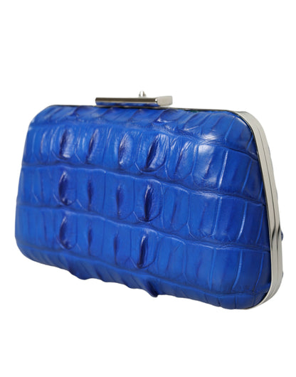 Bolso Clutch Bandolera de Piel Exótica Azul de Balenciaga