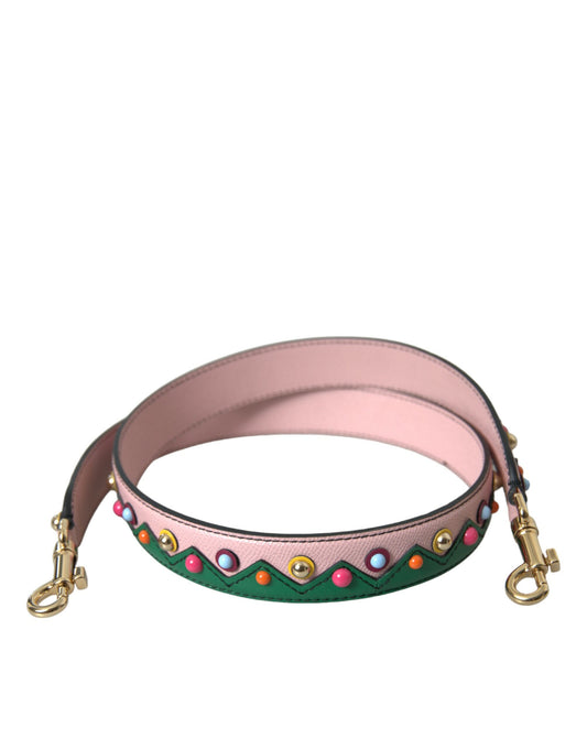 Correa de hombro de piel rosa de Dolce & Gabbana para bolso