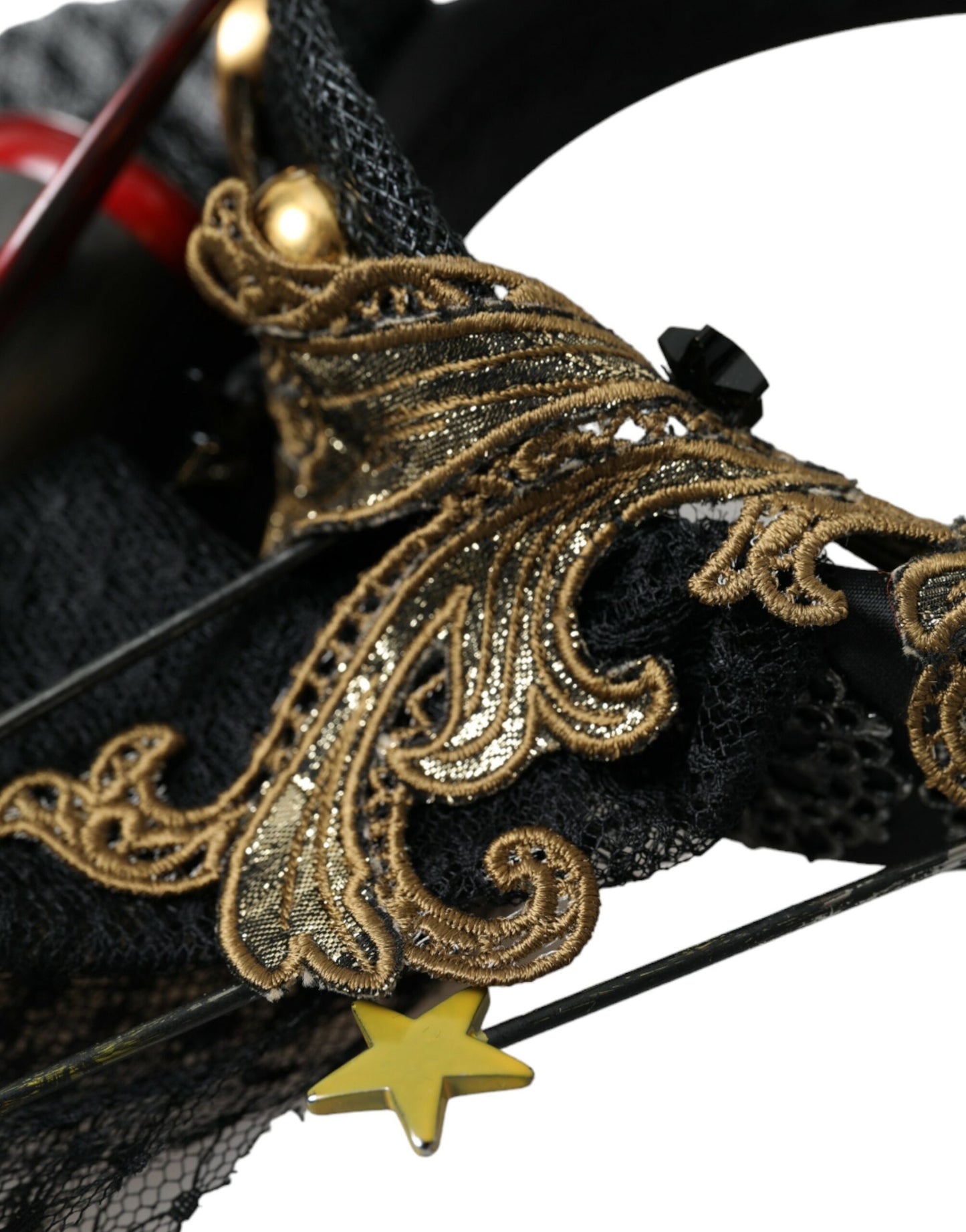Diadema Dolce & Gabbana Multicolor Misil Cohete Cristales Estrellas