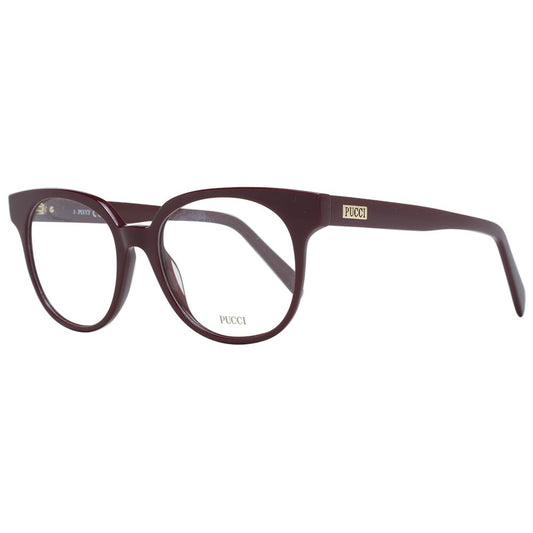 Gafas (montura) de plástico color burdeos Emilio Pucci