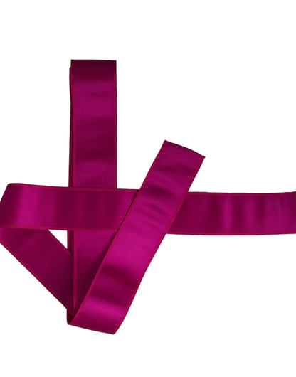 Cinturón de seda rosa fucsia para mujer Dolce & Gabbana