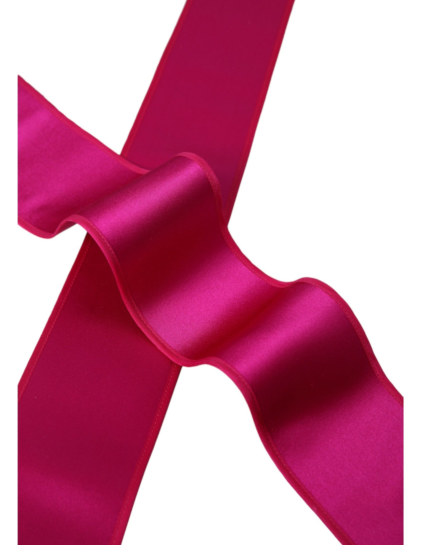 Cinturón de seda rosa fucsia para mujer Dolce & Gabbana