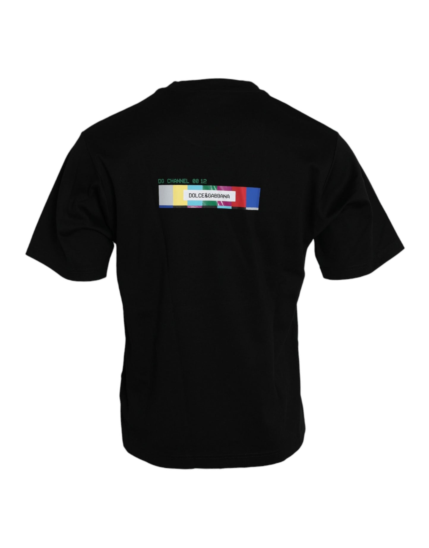 Camiseta Dolce & Gabbana Negra con Cuello Redondo "With Love Always"