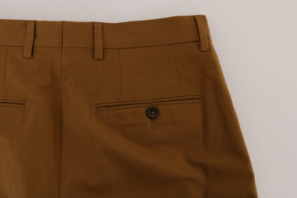 Pantalones Dolce & Gabbana de Algodón Elástico Marrón