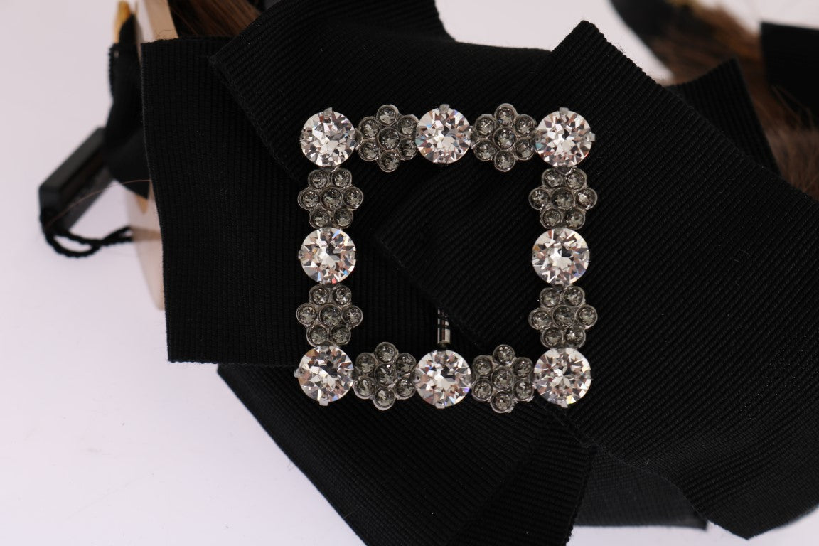 Diadema con cristales transparentes para el cabello Dolce & Gabbana