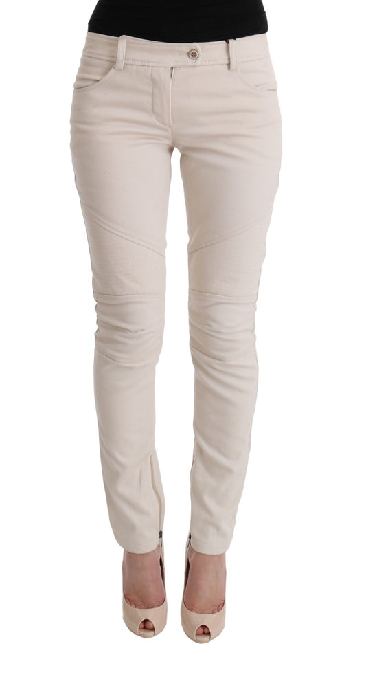 Ermanno Scervino Jeans casuales blancos ajustados