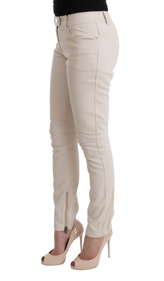 Ermanno Scervino Jeans casuales blancos ajustados