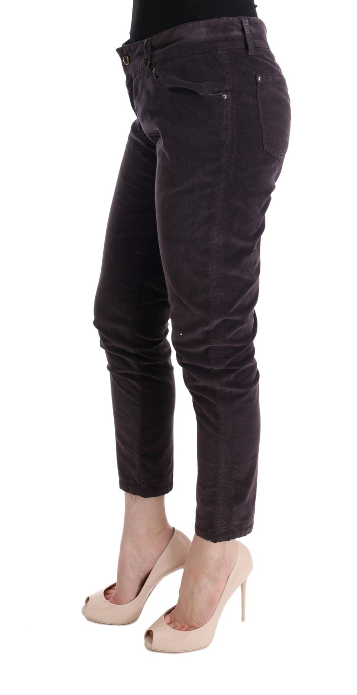 Pantalones Casuales Cortos de Algodón Marrón Ermanno Scervino