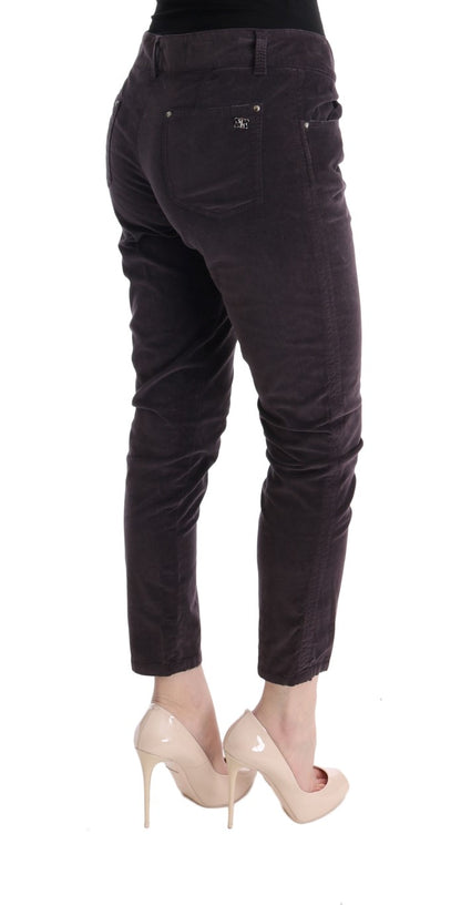 Pantalones Casuales Cortos de Algodón Marrón Ermanno Scervino