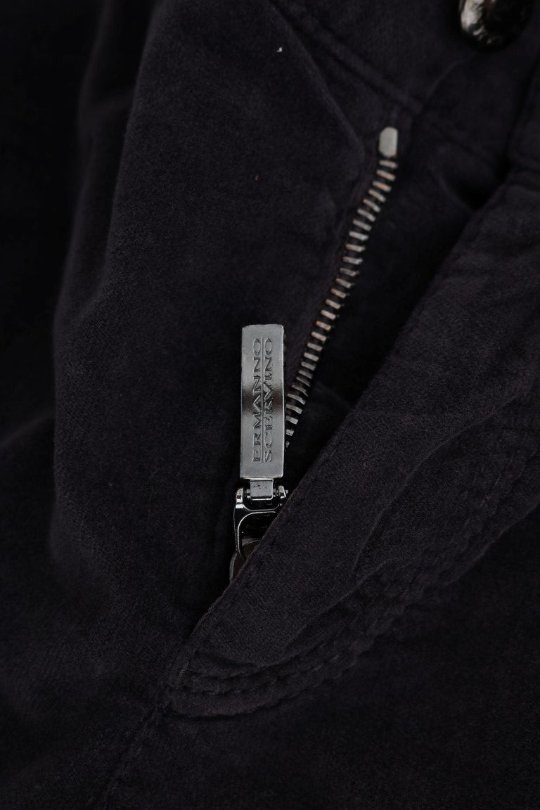 Pantalones Casuales Cortos de Algodón Marrón Ermanno Scervino