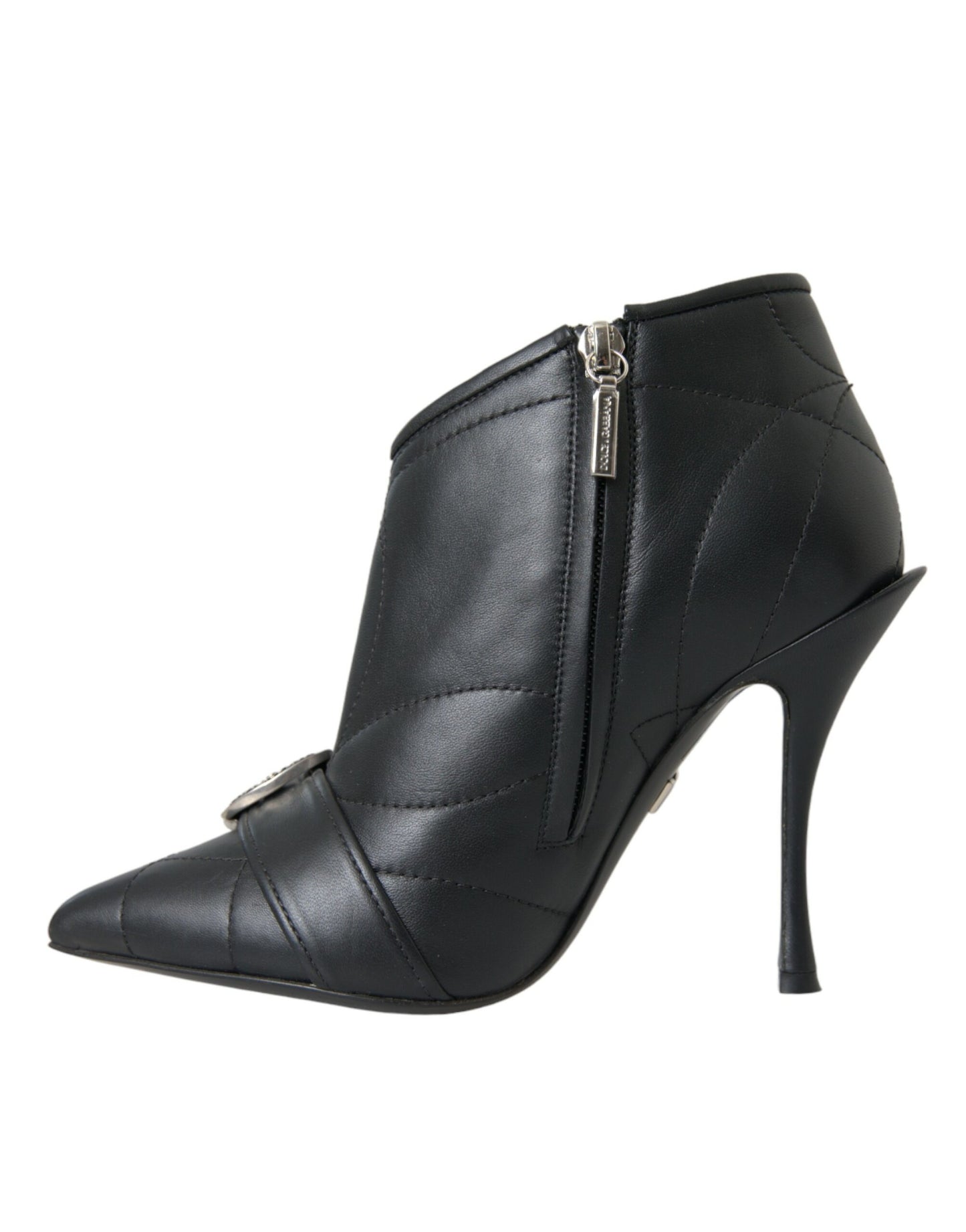 Botas Dolce & Gabbana Devotion acolchadas negras con hebillas
