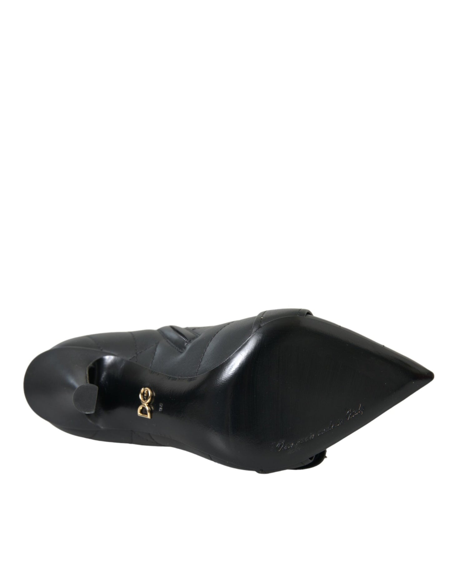 Botas Dolce & Gabbana Devotion acolchadas negras con hebillas