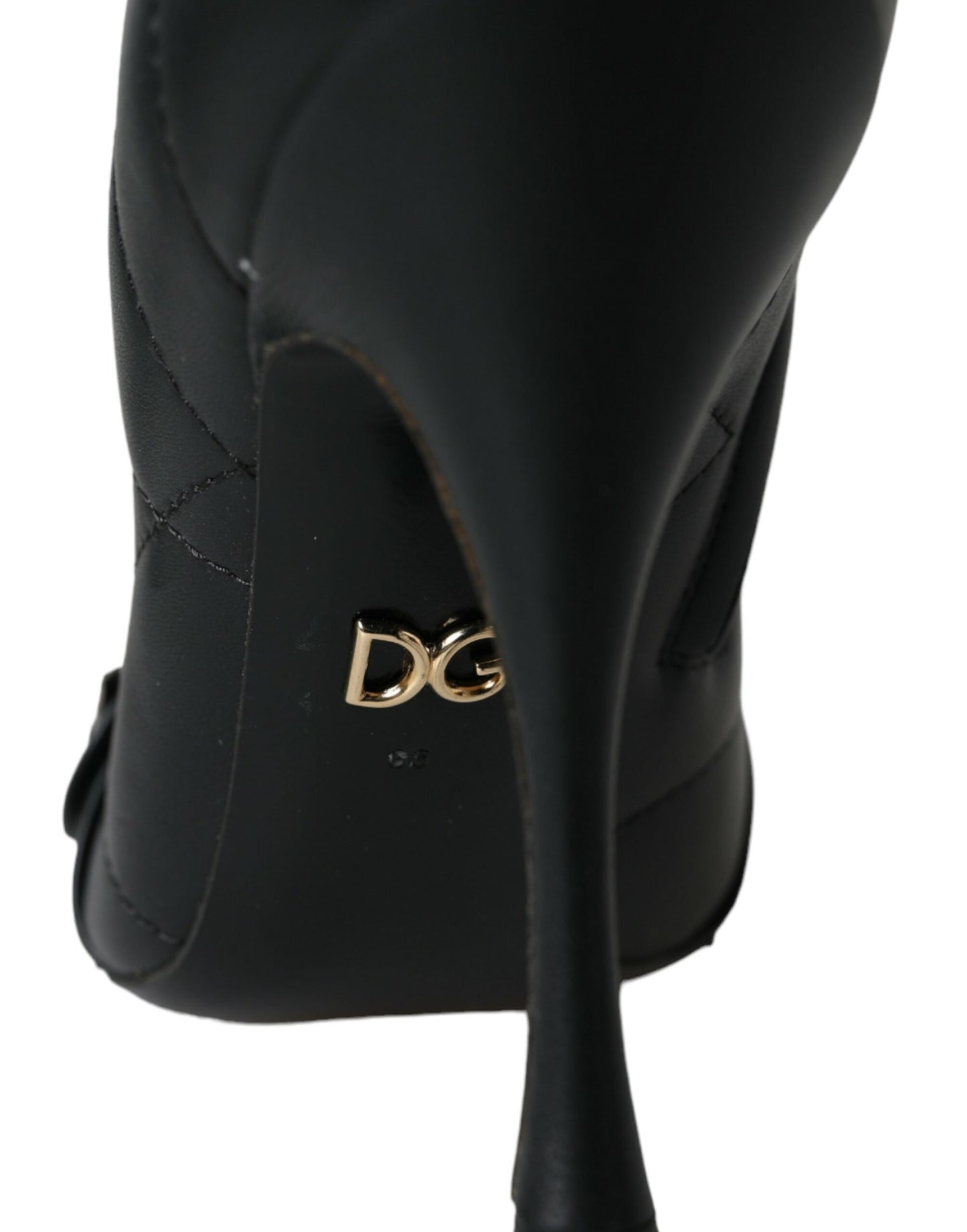 Botas Dolce & Gabbana Devotion acolchadas negras con hebillas