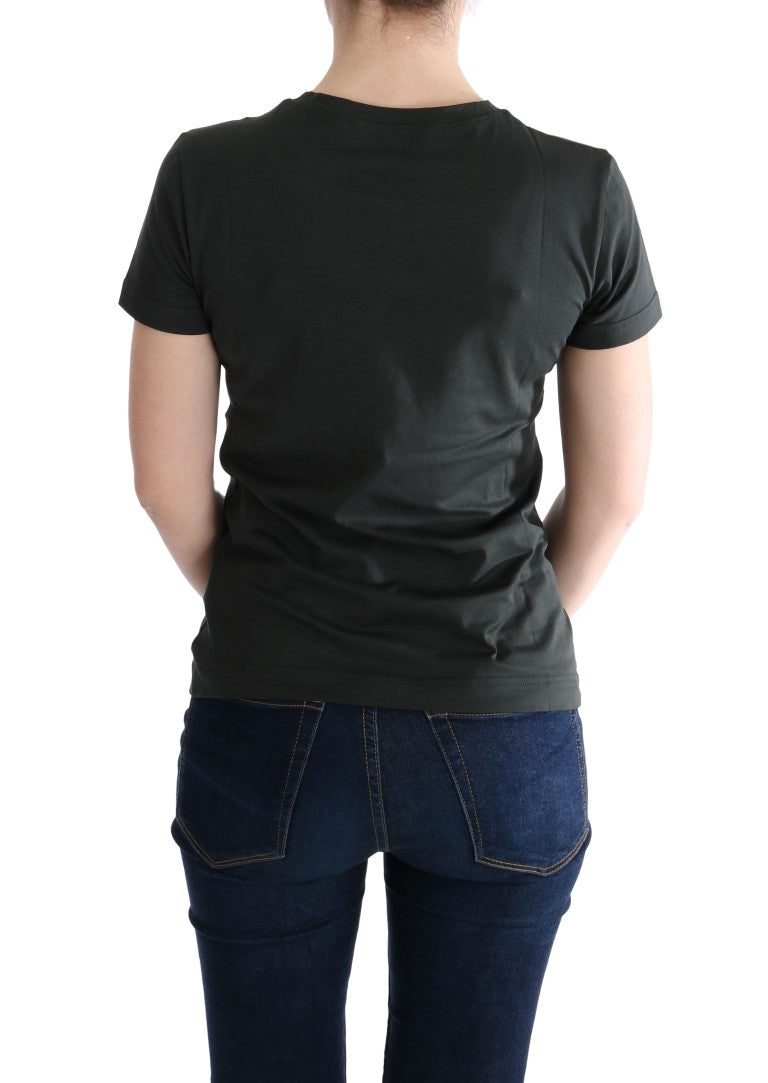 Camiseta Dolce & Gabbana de Algodón Verde con Motivo 2017