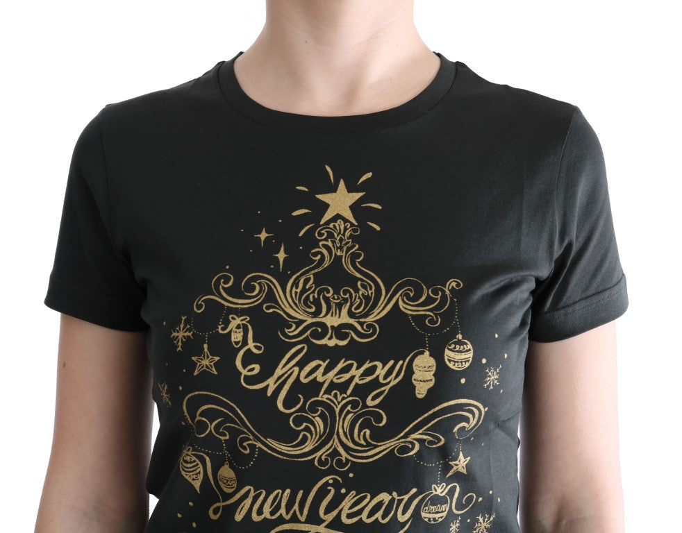 Camiseta Dolce & Gabbana de Algodón Verde con Motivo 2017