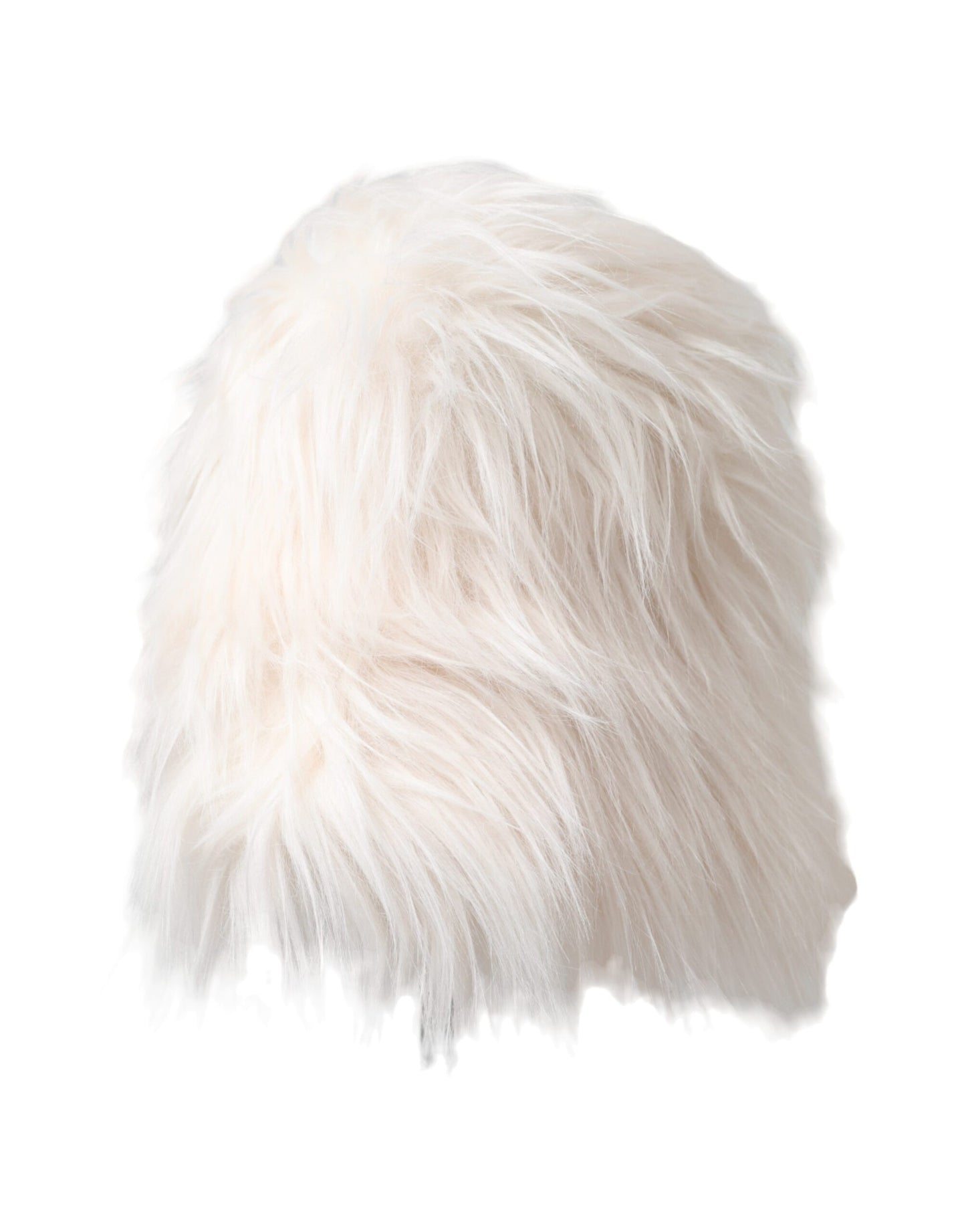 Sombrero estilo pescador blanco de piel sintética acrílica para mujer Dolce & Gabbana