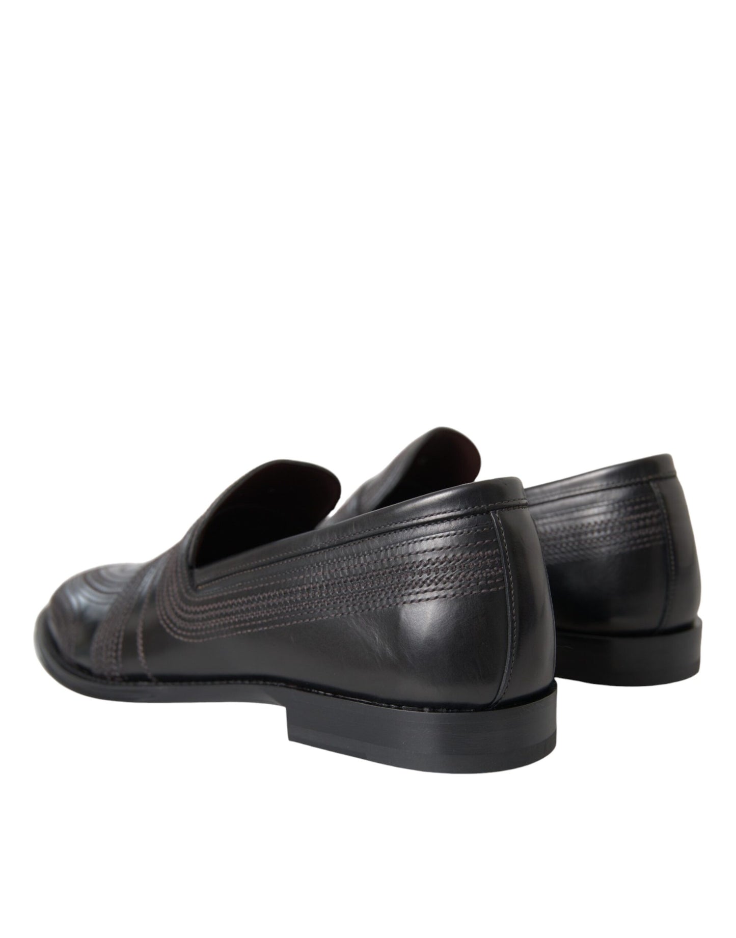 Zapatos de Vestir Mocasín Dolce & Gabbana de Cuero Negro Marrón para Hombre